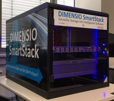Schneller Storage mit intelligenter Software: DIMENSIO SmartStack